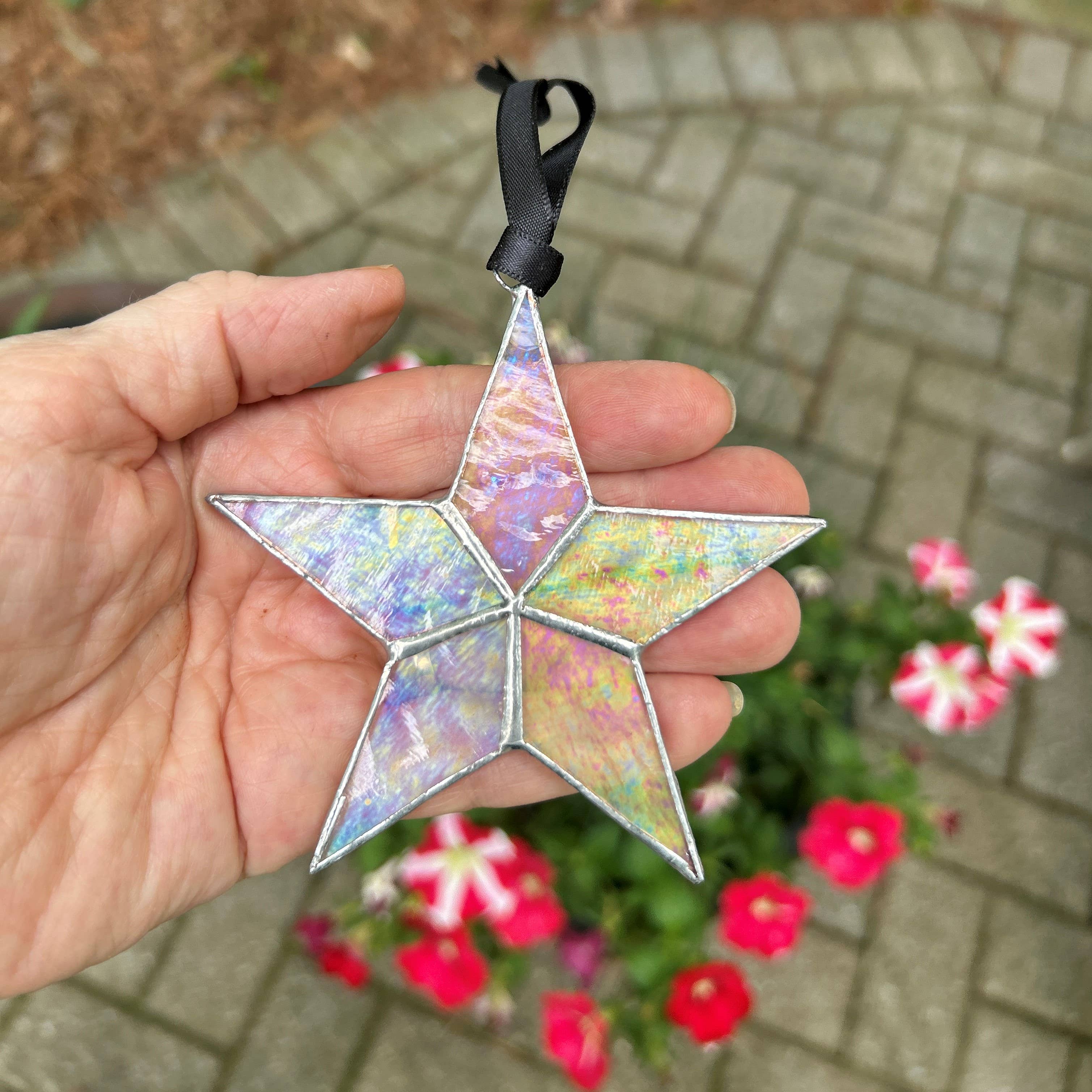 Written in Stars Remembered Memorial Gift  Glass Star 7727