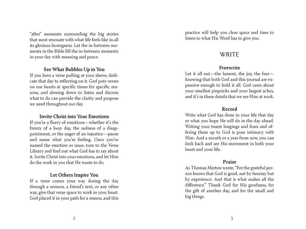One Verse a Day (Prayer Journal) : A Two-Year Memory Book of