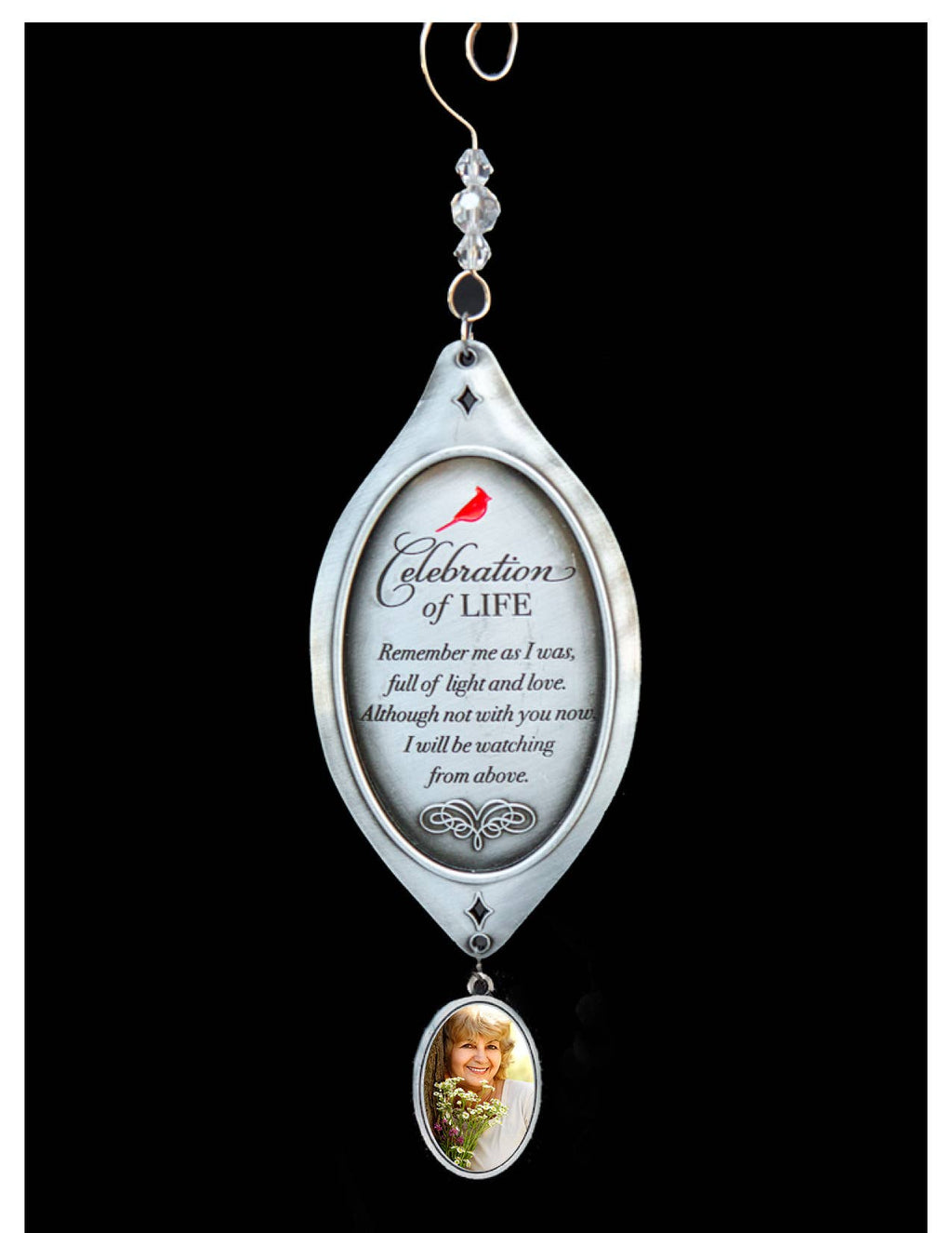 Celebration Of Life Memorial Photo Ornament Gift Boxed 6362