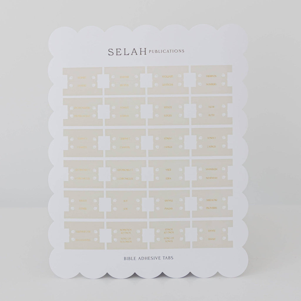 Floral Bible Tabs - Edelweiss Theme