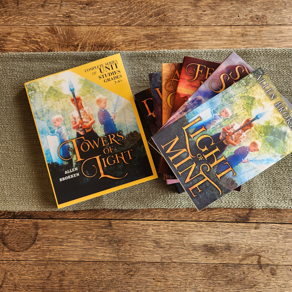 Towers of Light Curriculum Bundle (Towers of Light 6 Books + Unit Study Workbook)