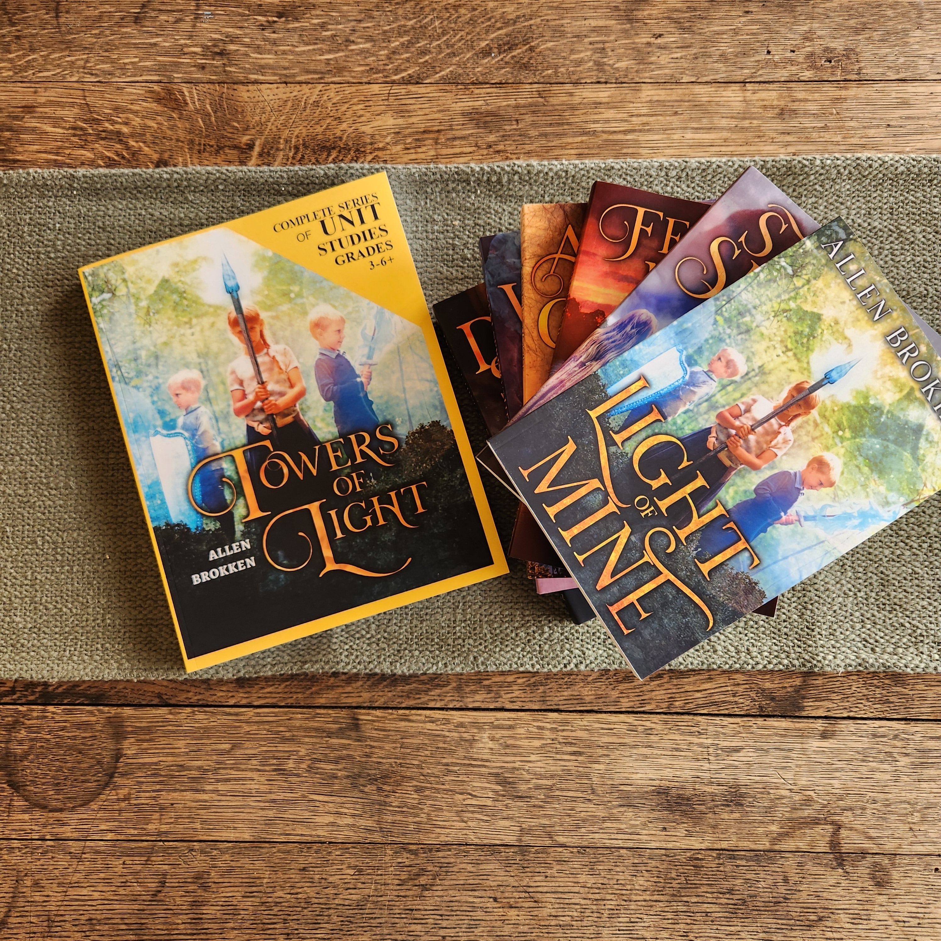 Towers of Light Curriculum Bundle (Towers of Light 6 Books + Unit Study Workbook)