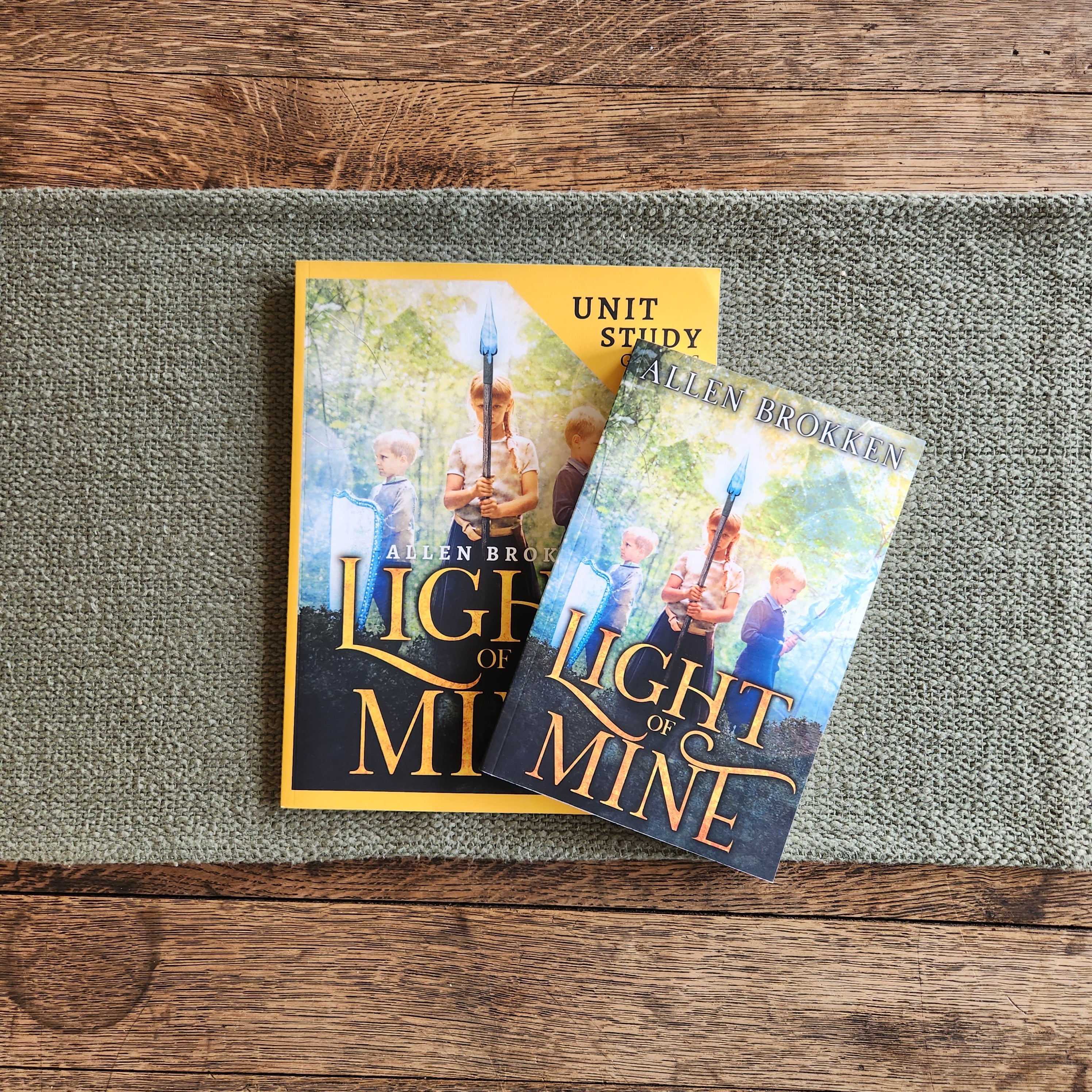 Light of Mine Paperback + Unit Study (Towers of Light: Book 1) - Allen Brokken
