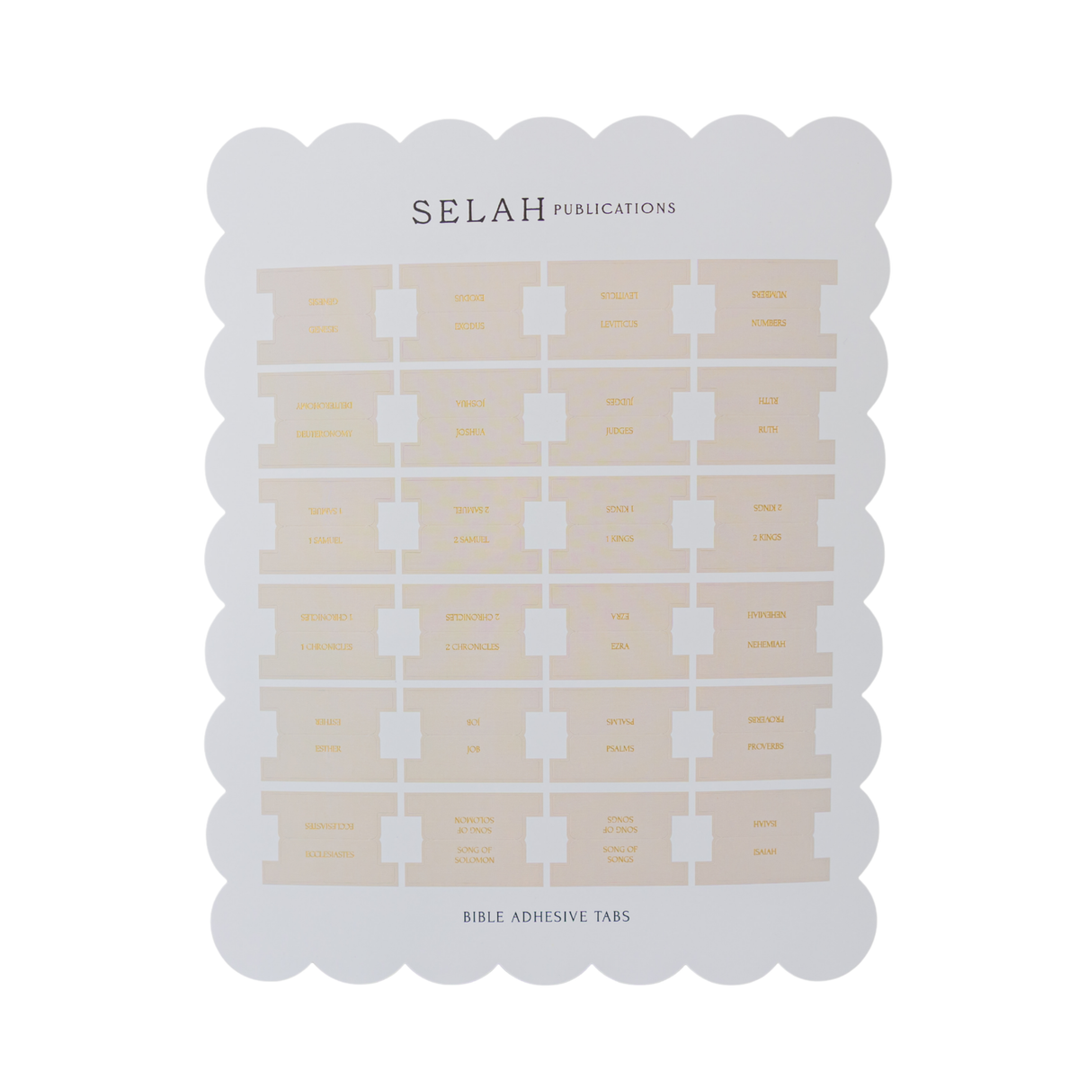 Blush Bible Tabs - Peony Theme