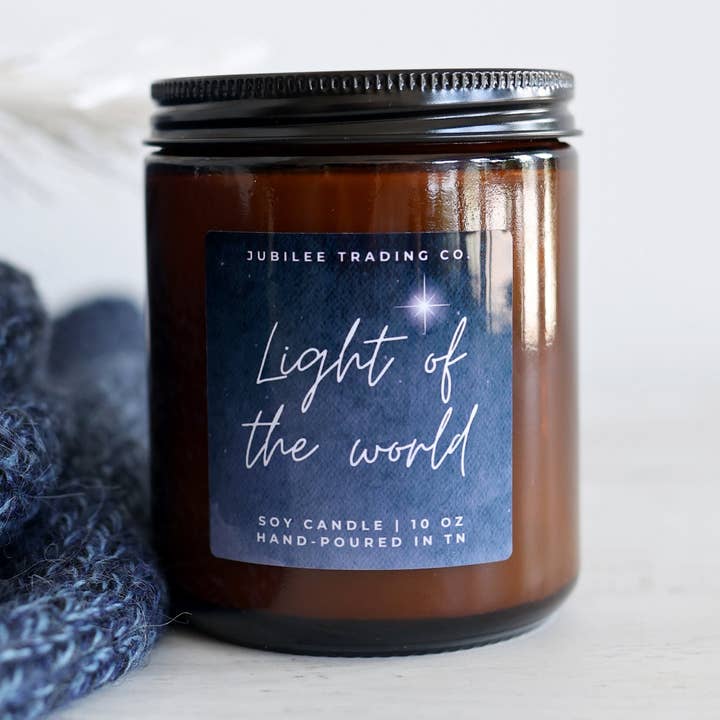 "Light of the World" Candle
