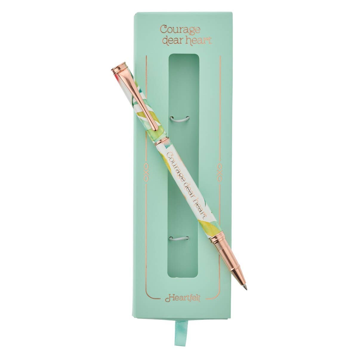 Pen in Gift Box Orange Blossoms Courage