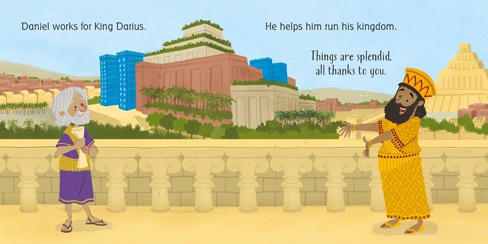 Daniel In The Lions' Den board book: Usborne (Board Book)