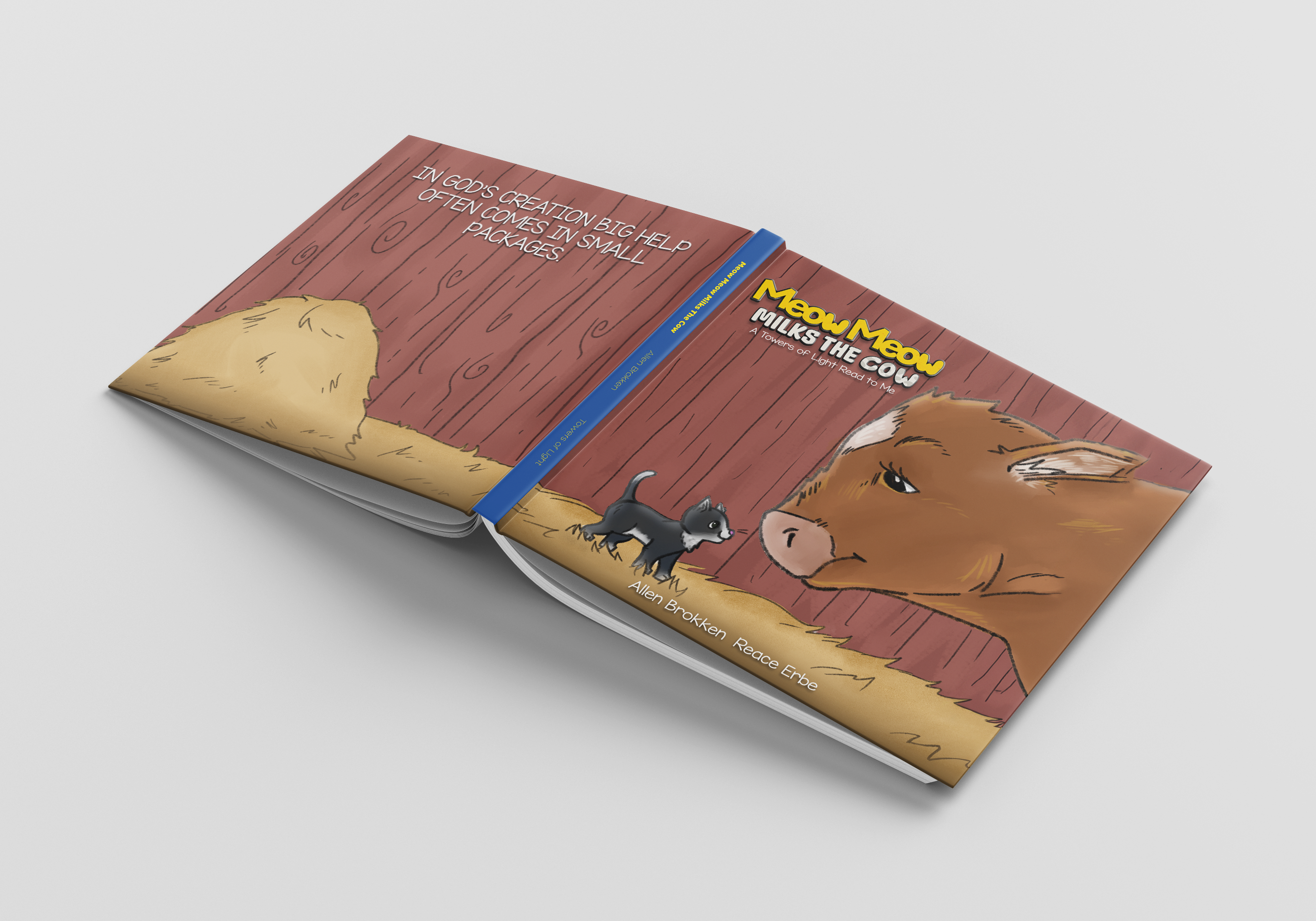 Meow Meow Milks the Cow Picture Book image 3