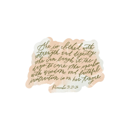Proverbs 31 Woman Sticker