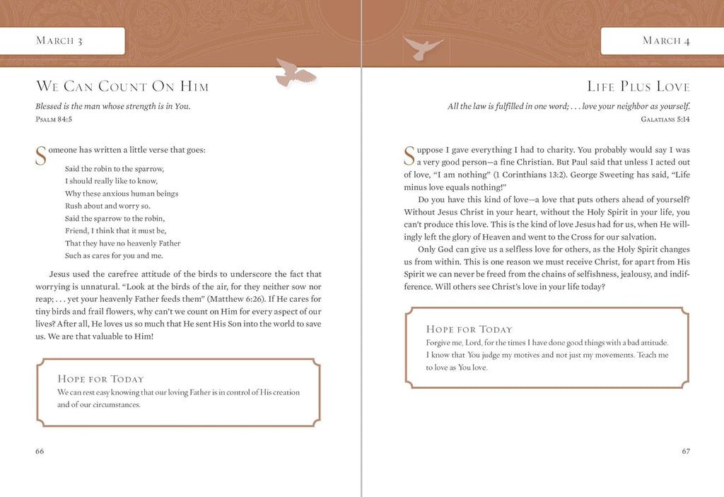 Hope for Each Day Large Deluxe: Words of Wisdom and Faith (A 365-Day Devotional) - Billy Graham