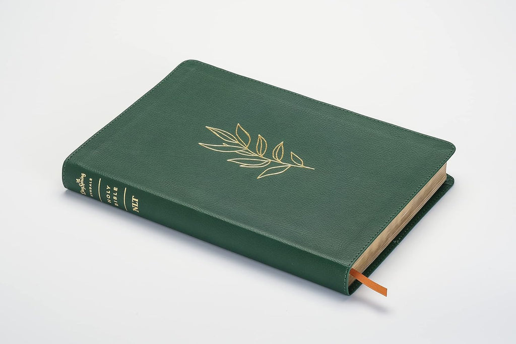 NLT Large Print Thinline Reference Bible, DaySpring Signature Collection, Filament Enabled (LeatherLike, Evergreen, Red Letter): DaySpring Signature Collection