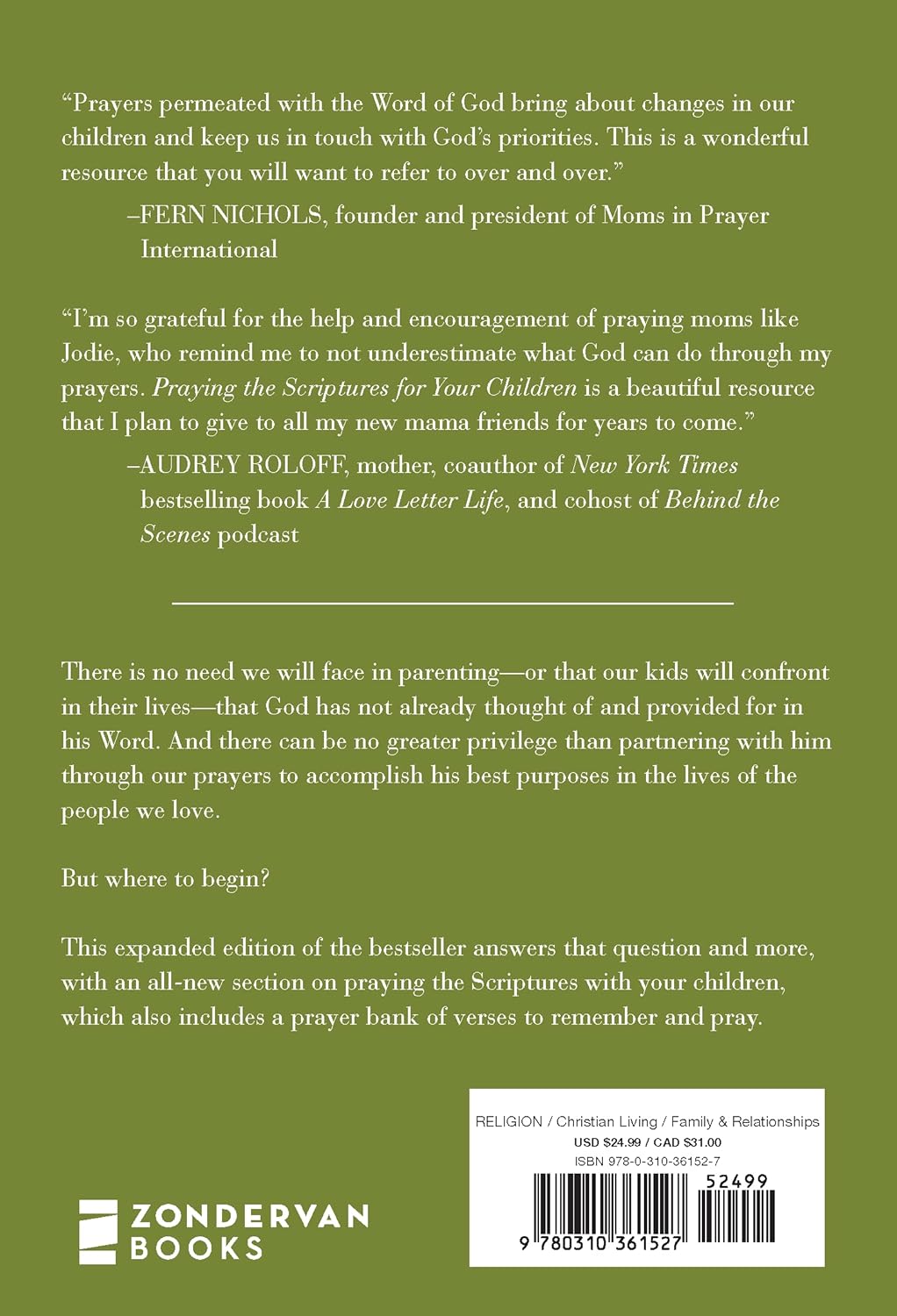 Praying the Scriptures for Your Children 20th Anniversary Edition: Discover How to Pray God's Purpose for Their Lives - Jodie Berndt (Hardcover)