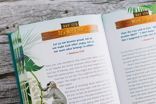 Adventure Bible Daily Devotional for Kids: A 365-Day Guide to Understanding the Bible (Hardcover)