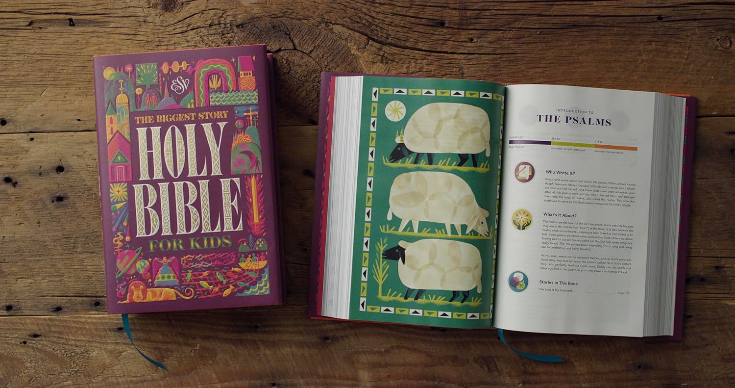 ESV The Biggest Story Holy Bible for Kids (Hardcover): Children's Bible for Ages 6–12