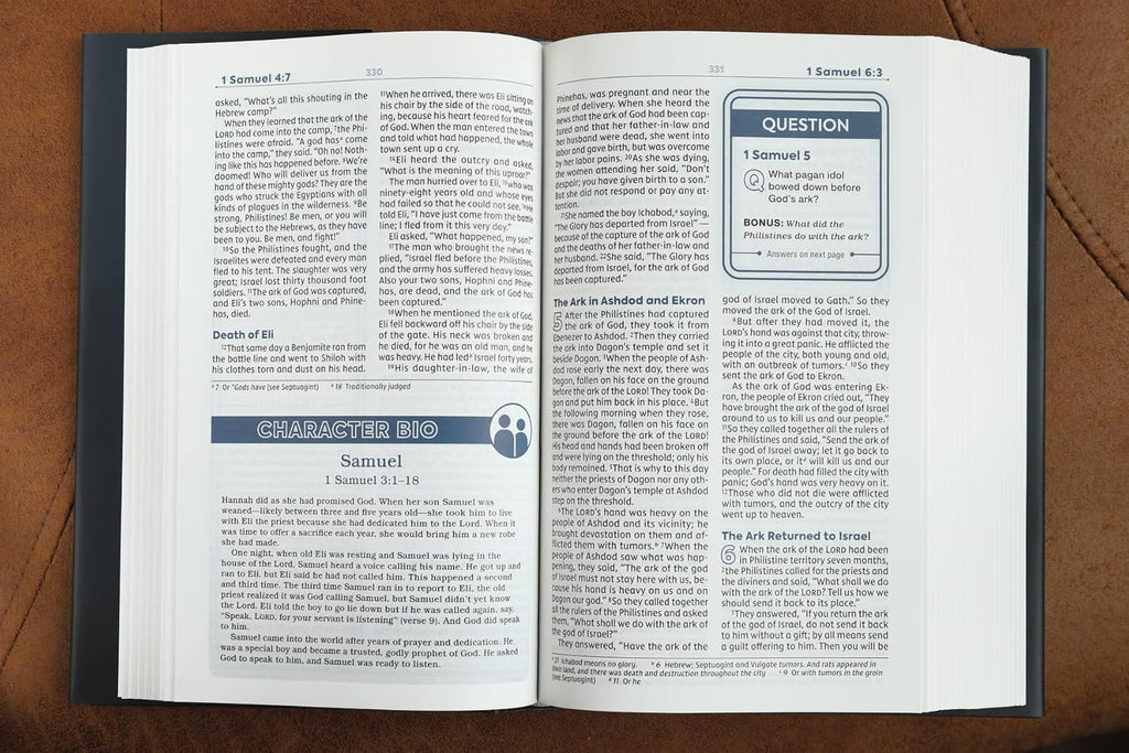 NIV, Teen Study Bible (For Life Issues You Face Every Day), Hardcover, Navy, Comfort Print