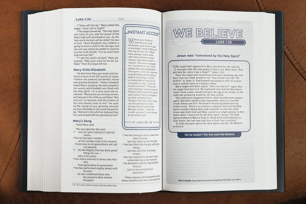 NIV, Teen Study Bible (For Life Issues You Face Every Day), Hardcover, Navy, Comfort Print