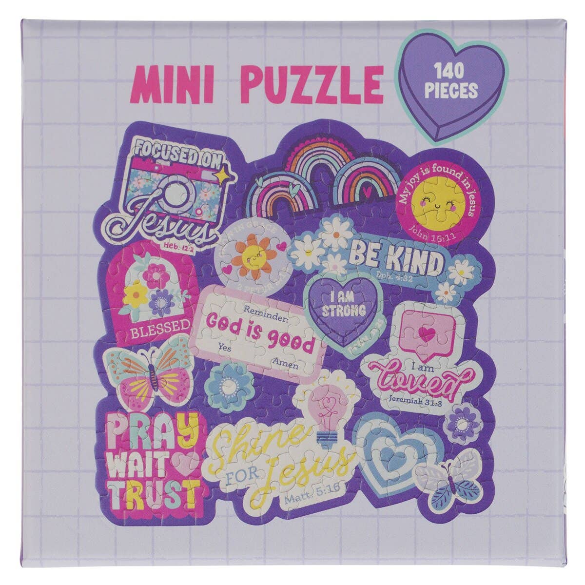Puzzle 140 pc. Shine For Jesus Matt. 5:16
