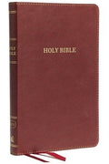 KJV Thinline Bible, burgundy leathersoft