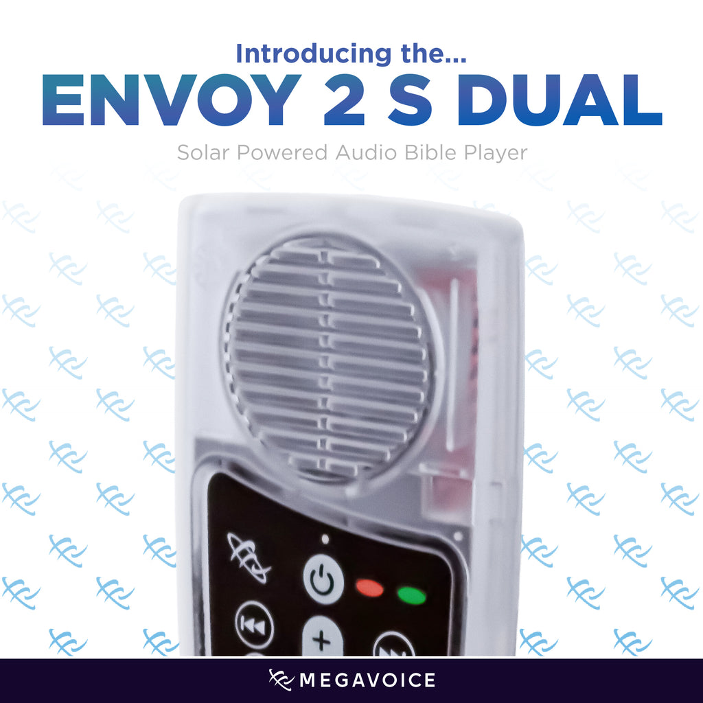 Chronological New Living Translation (NLT) + Daily Bible Podcast Solar+ Rechargeable Audio Bible