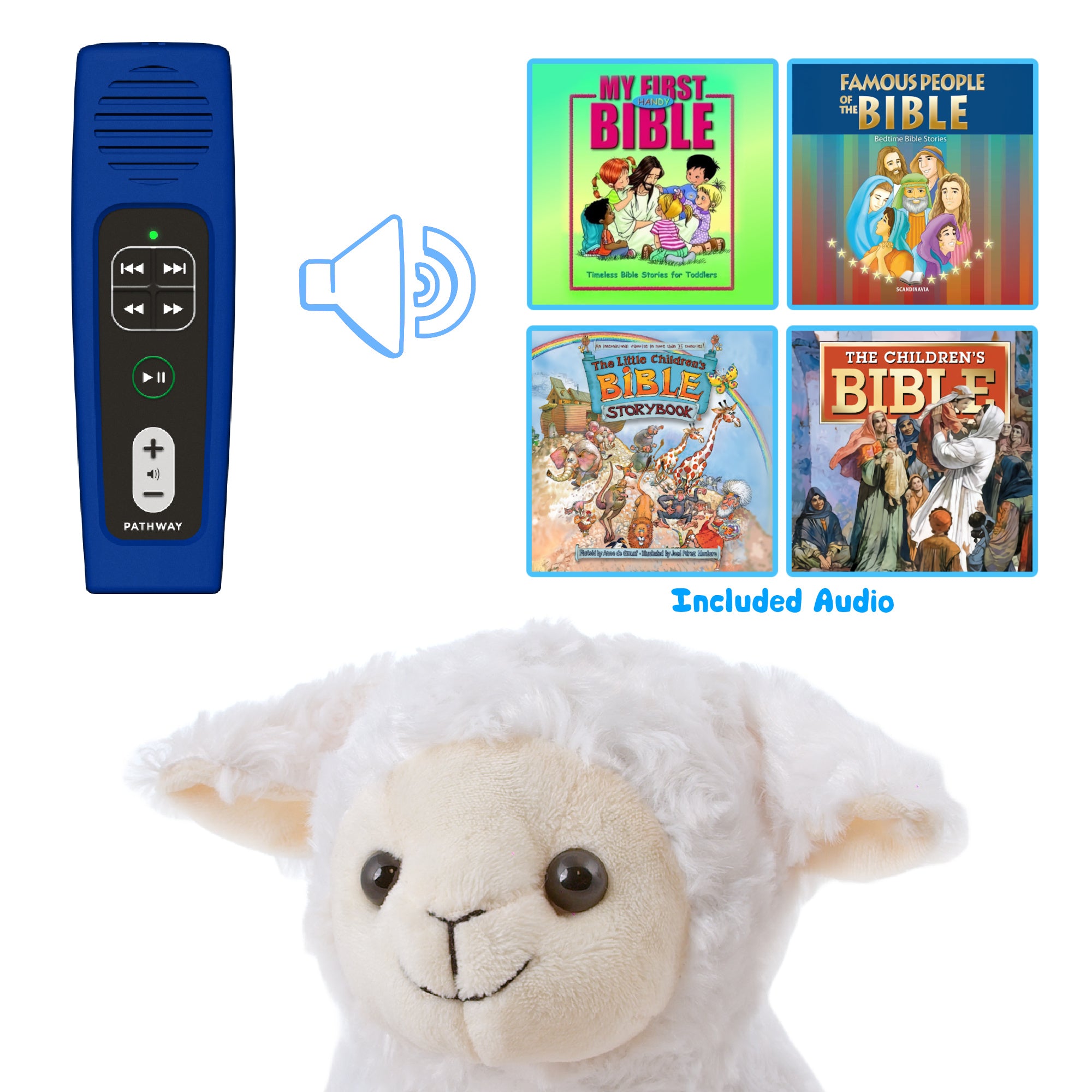 Bible for Young Children Pathway for Kids Audio Player - Choose a Plush