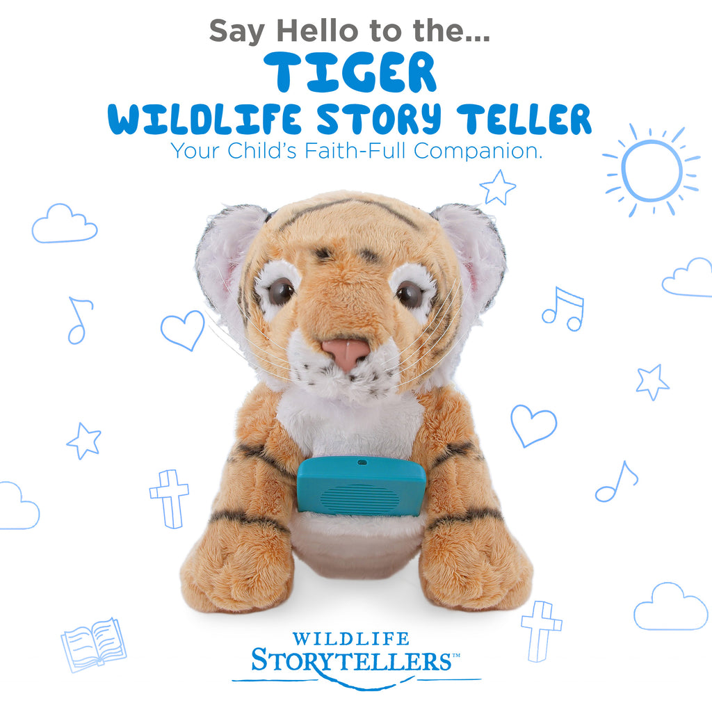 Soothing Sounds and Bible for Young Children Solar+ for Kids Teal Rechargeable Audio Player - Choose a Plush