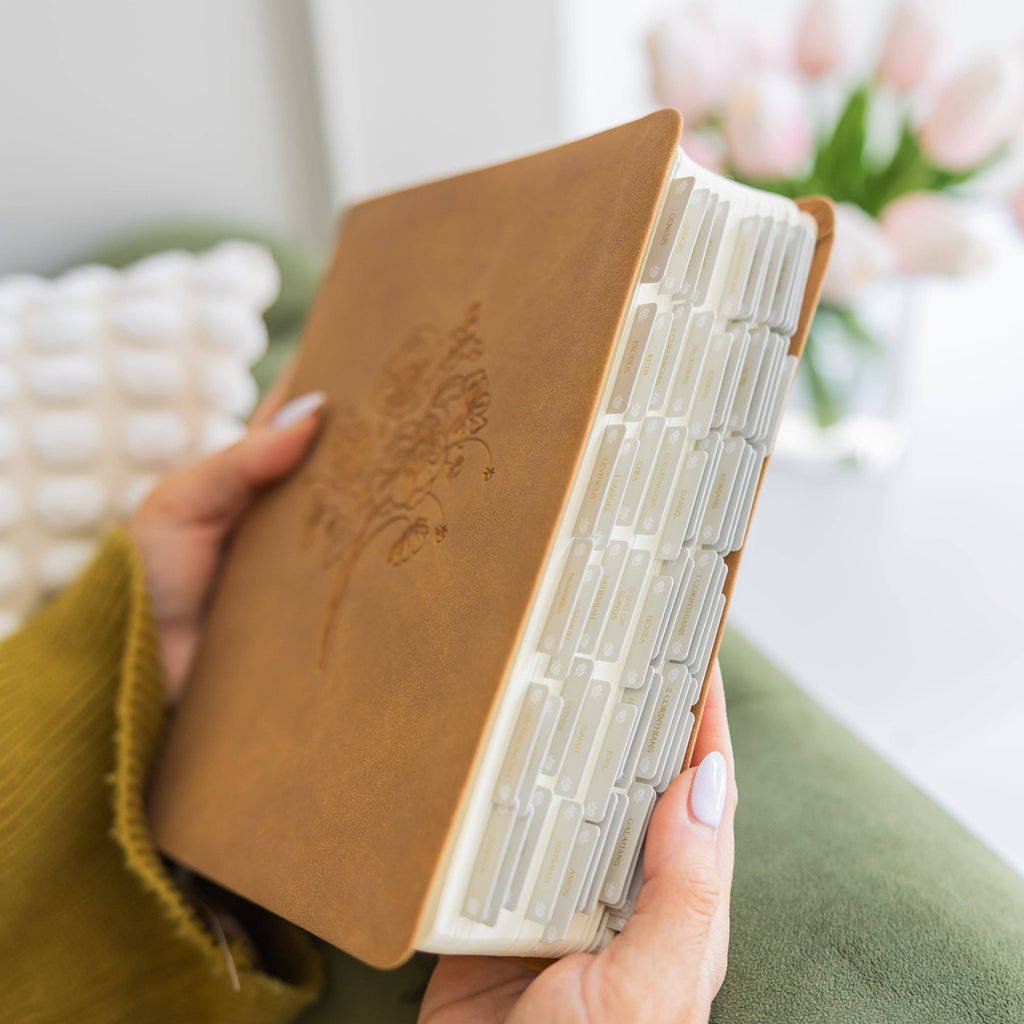 Floral Bible Tabs - Edelweiss Theme