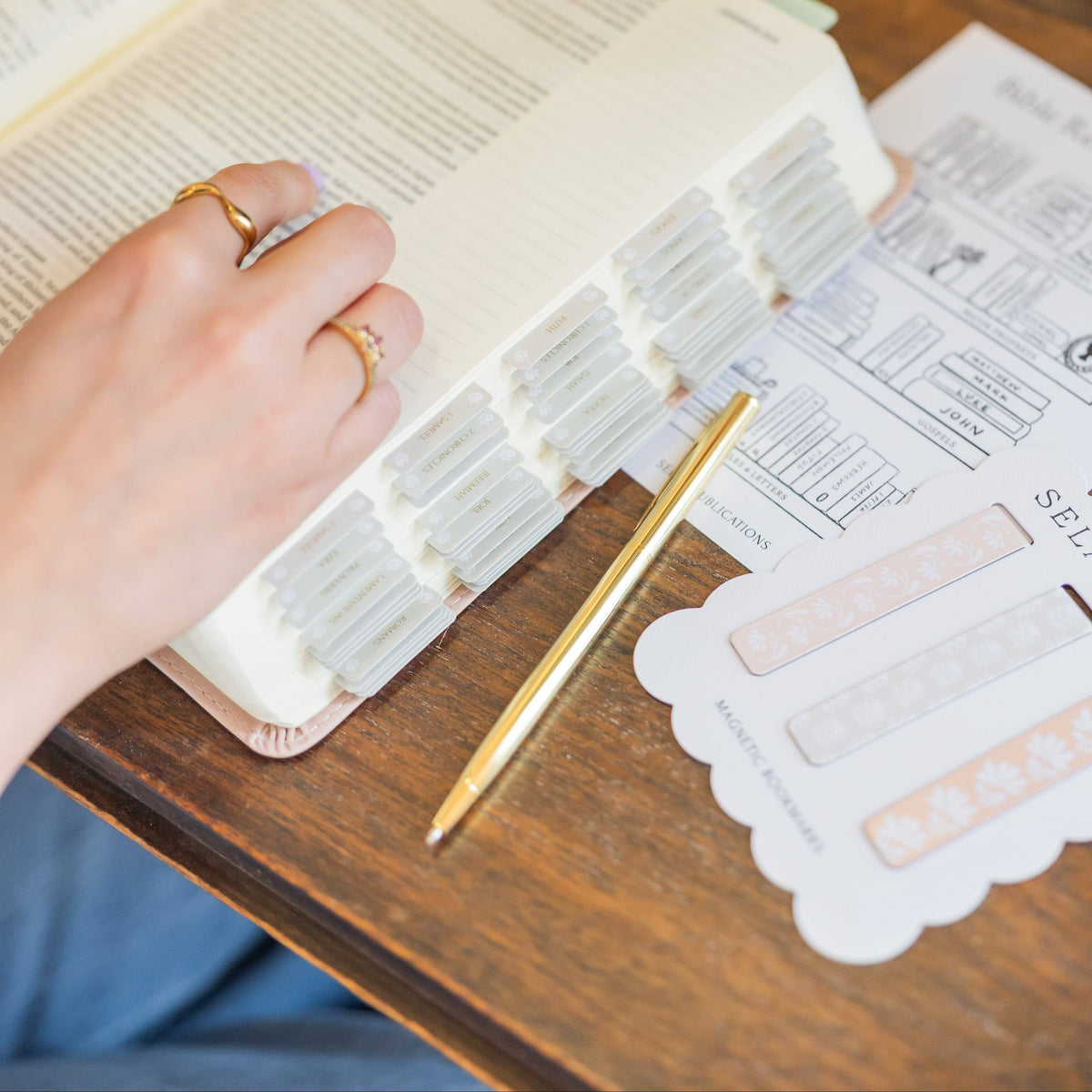 Magnetic Bookmark: The Daisy Design