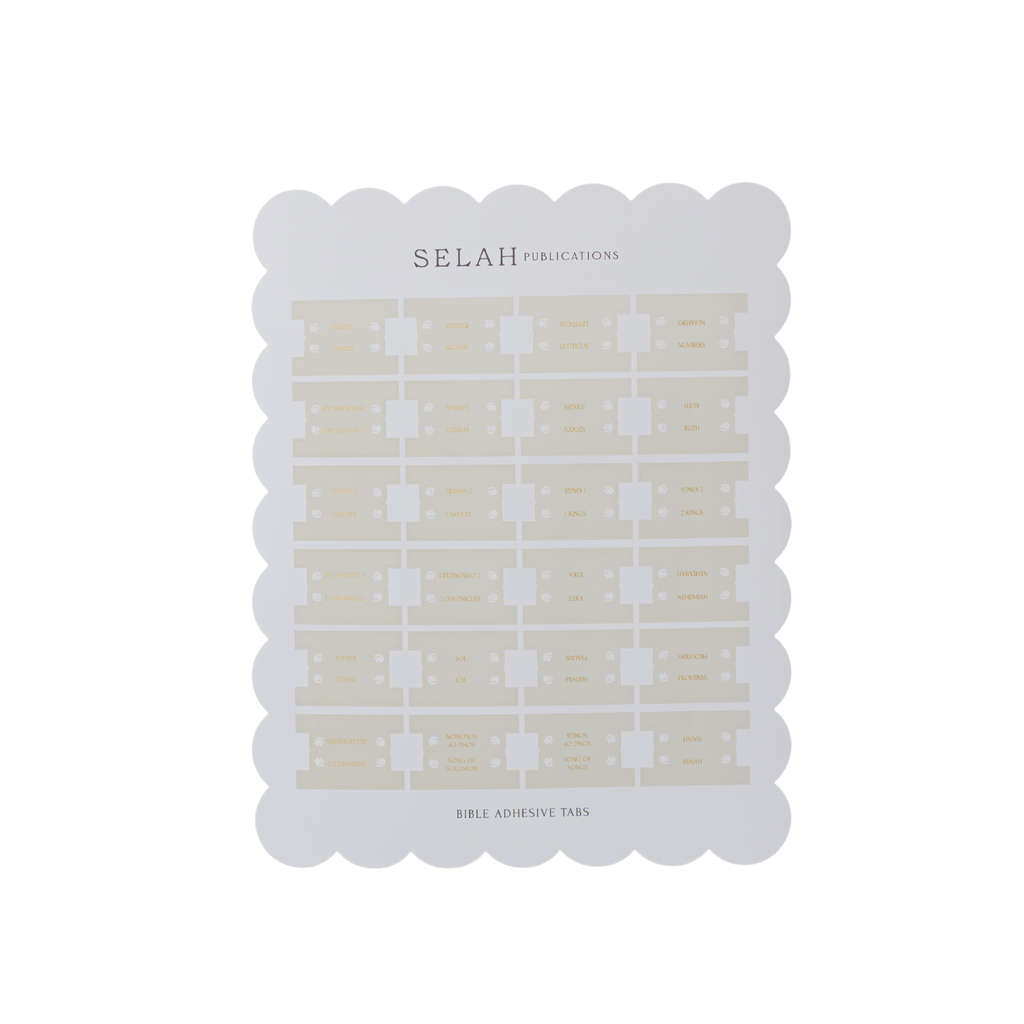 Floral Bible Tabs - Edelweiss Theme