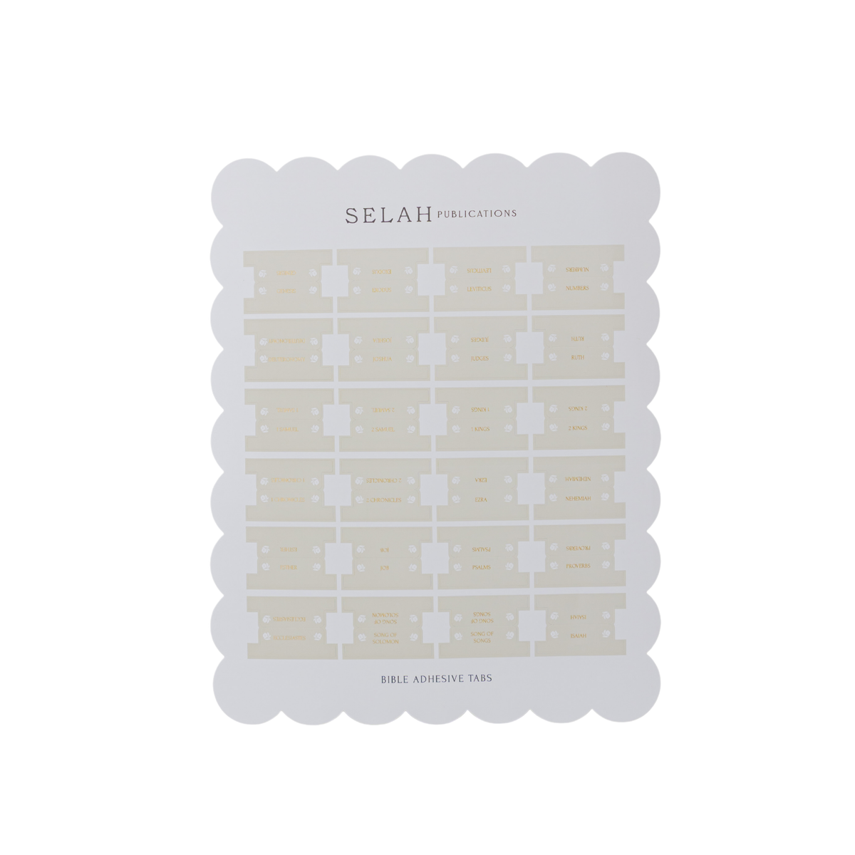 Floral Bible Tabs - Edelweiss Theme