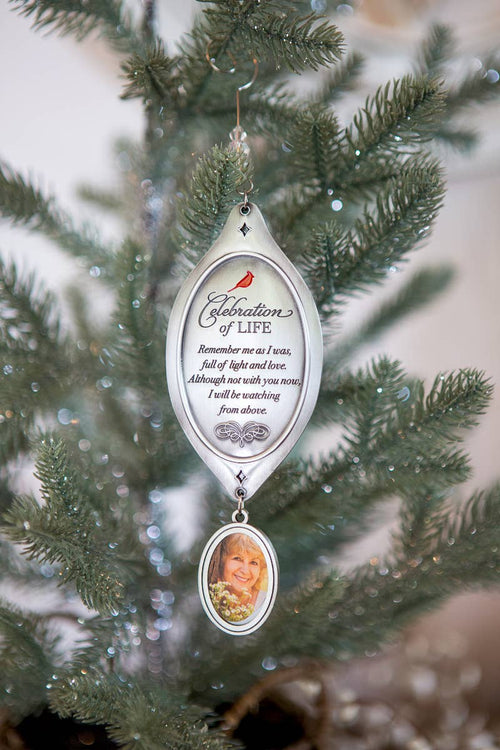Celebration Of Life Memorial Photo Ornament Gift Boxed 6362