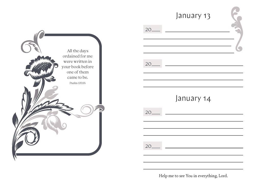 One Verse a Day (Prayer Journal) : A Two-Year Memory Book of