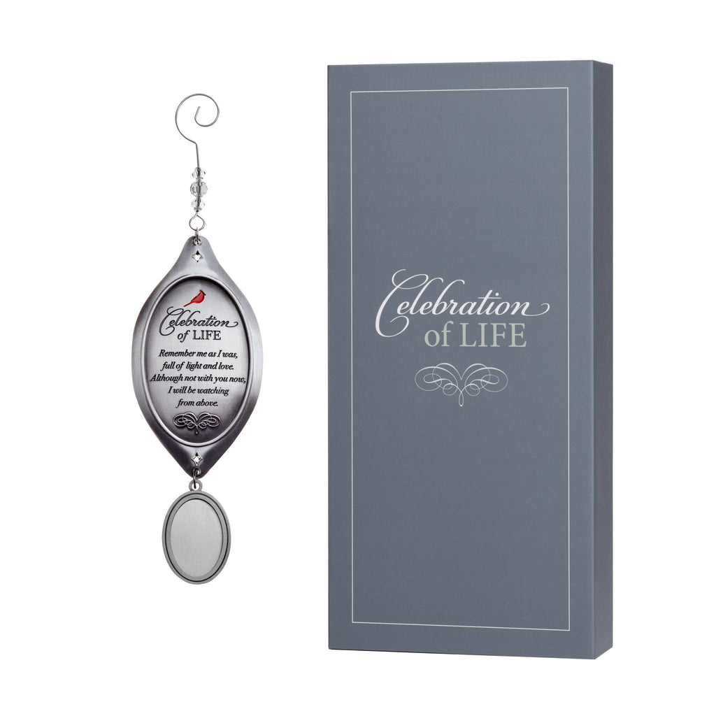 Celebration Of Life Memorial Photo Ornament Gift Boxed 6362