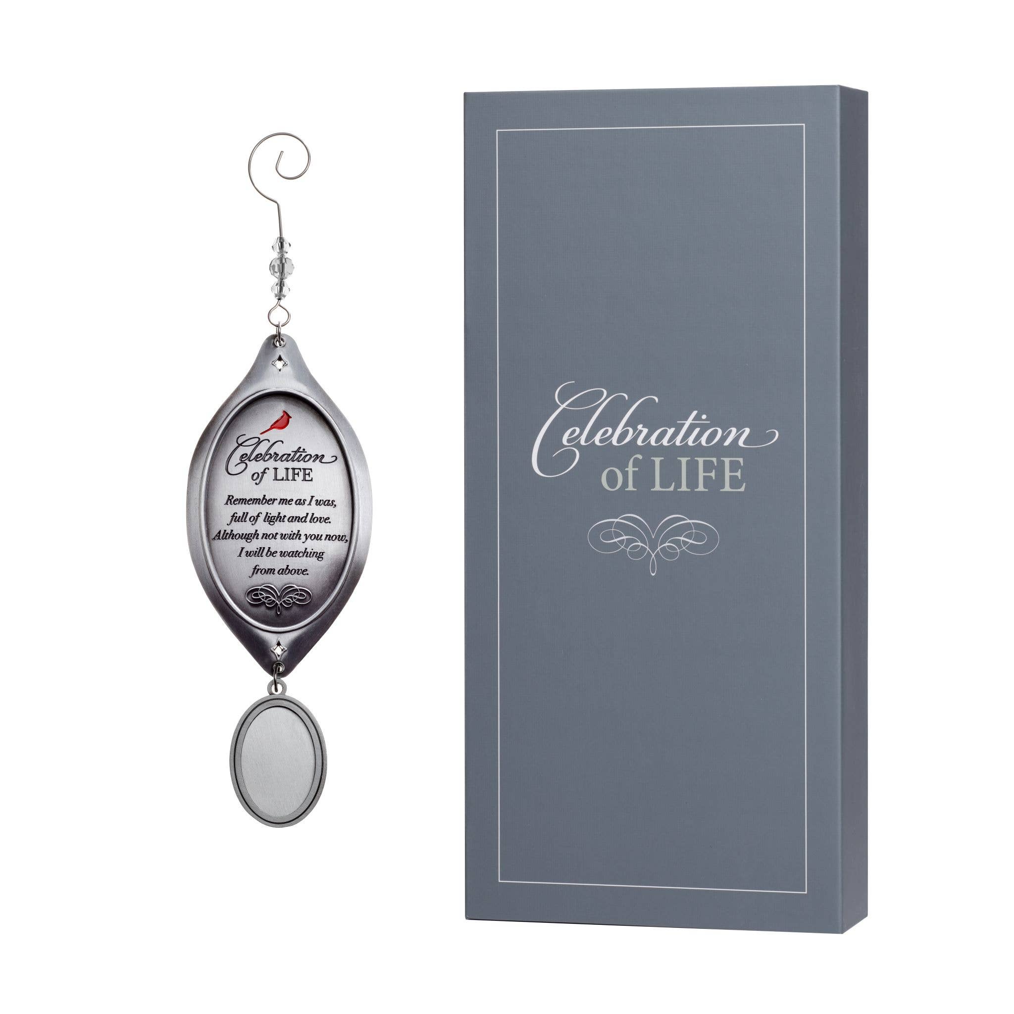 Celebration Of Life Memorial Photo Ornament Gift Boxed 6362