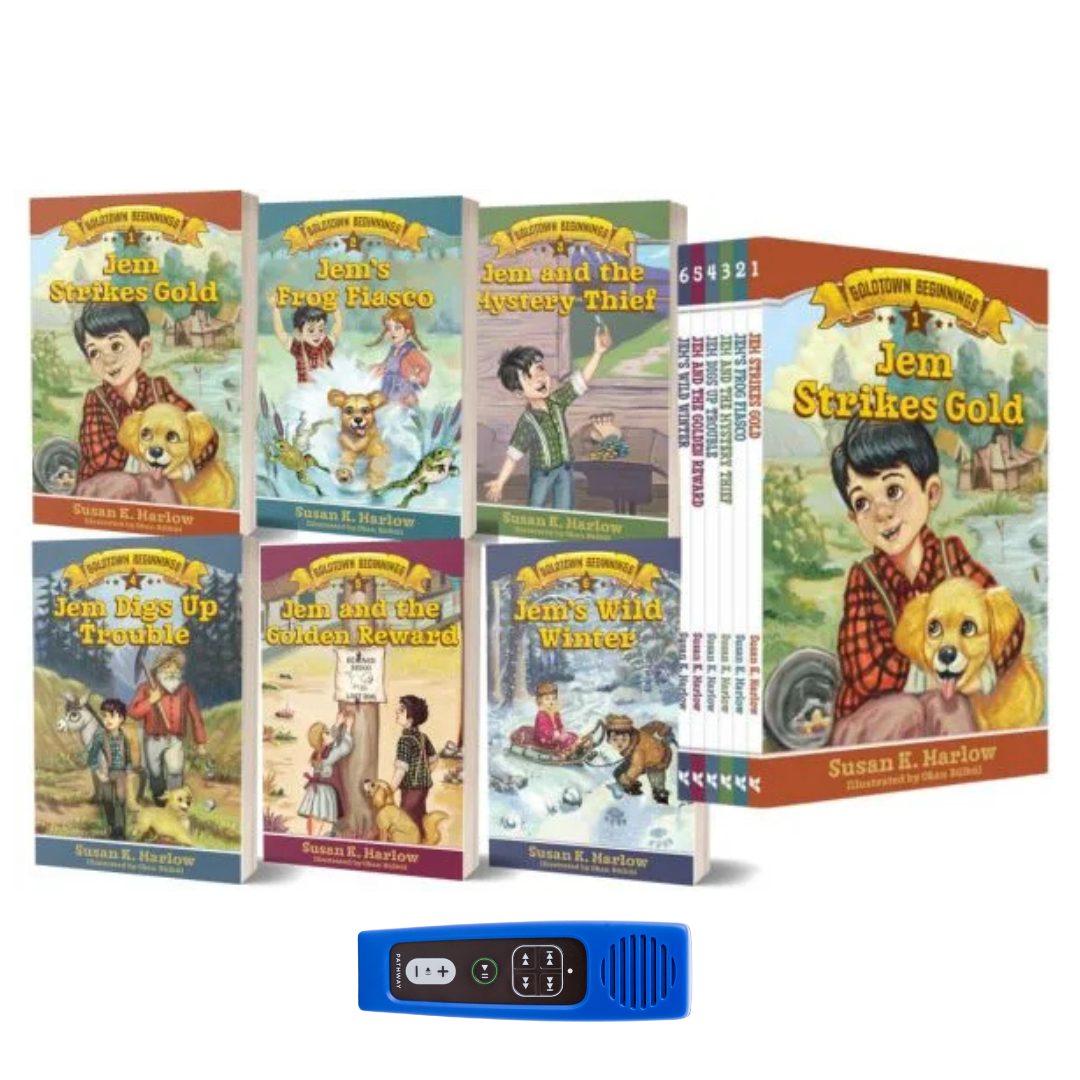 Goldtown Beginnings Read-While-Listening Bundle - Susan K Marlow (6 Book set + Pathway For Kids Audio Player)