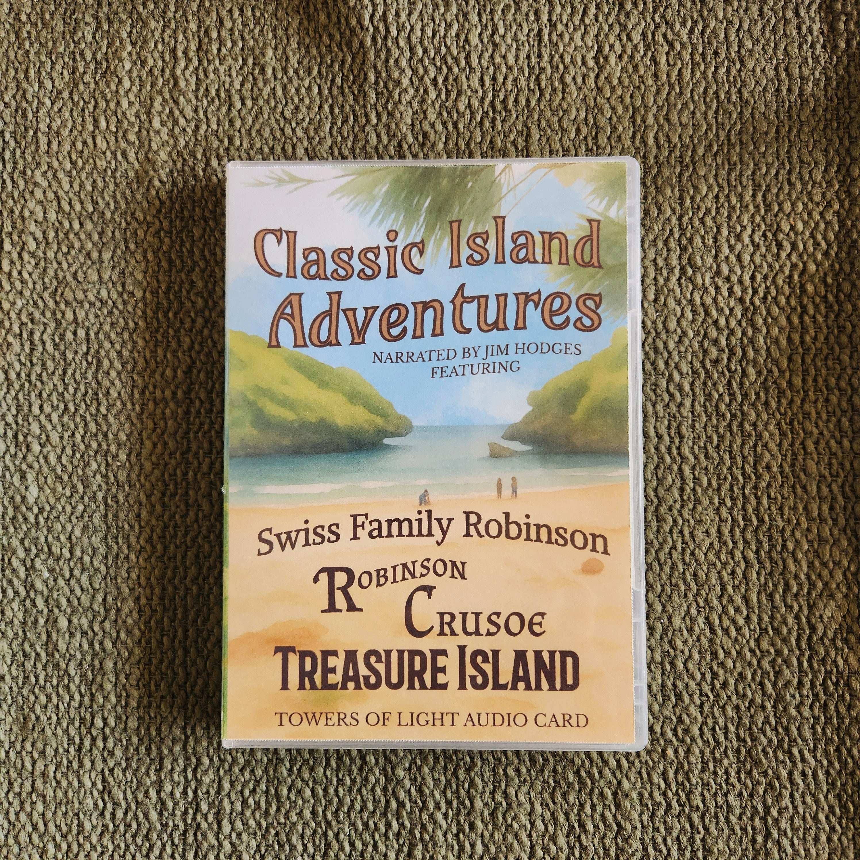 Classic Island Adventures Narrated by Jim Hodges Audio Card (compatible with Solar+ for Kids, LifeLight, Solar Silver, and Solar Gold)