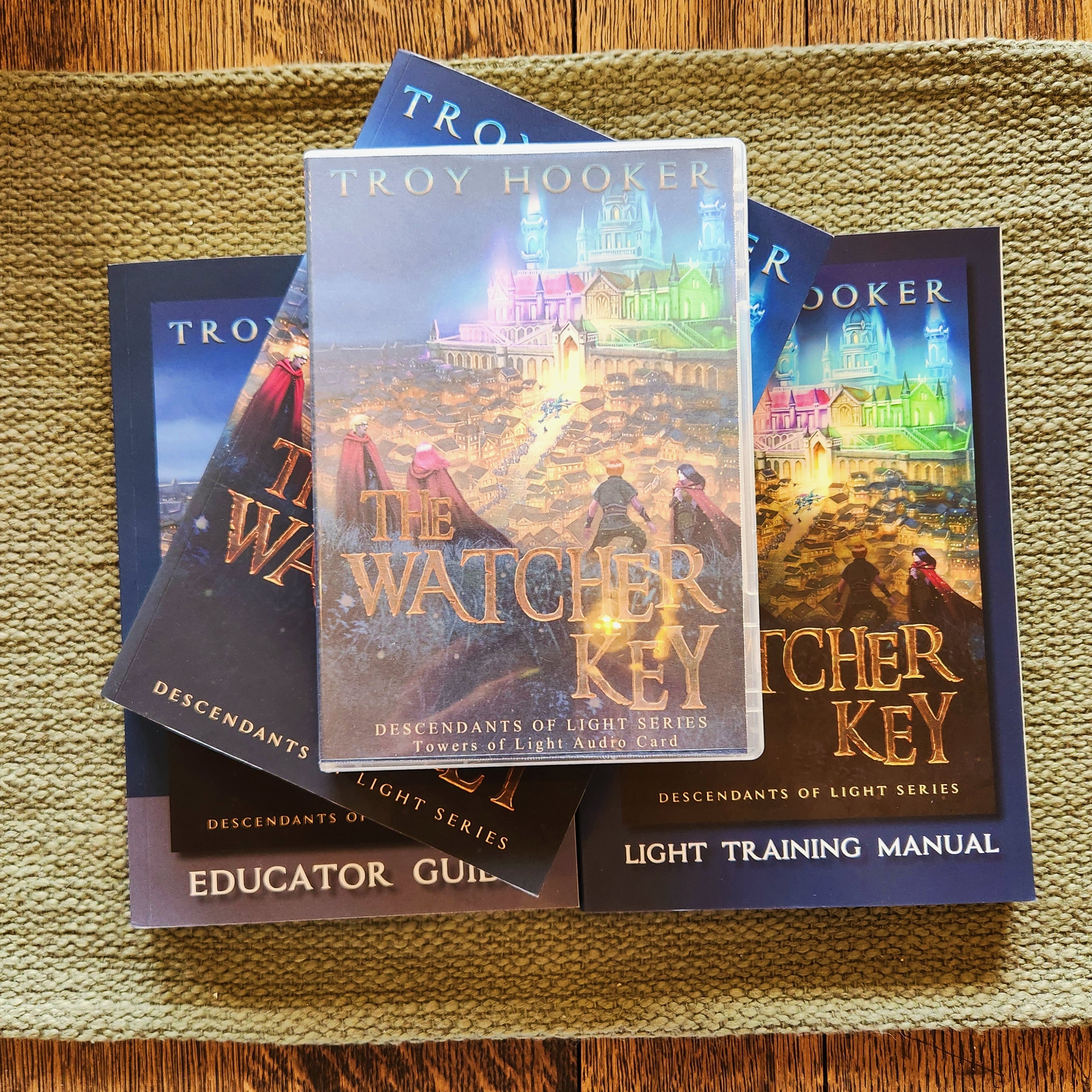 Watcher Key by Troy Hooker Homeschool Read-While-Listening Bundle (MicroSD compatible with Solar+ for Kids, LifeLight, Solar Silver, and Solar Gold)