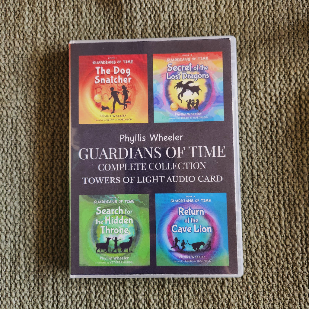Guardians of Time by Phyllis Wheeler Read-While-Listening Bundle (compatible with Solar+ for Kids, LifeLight, Solar Silver, and Solar Gold)