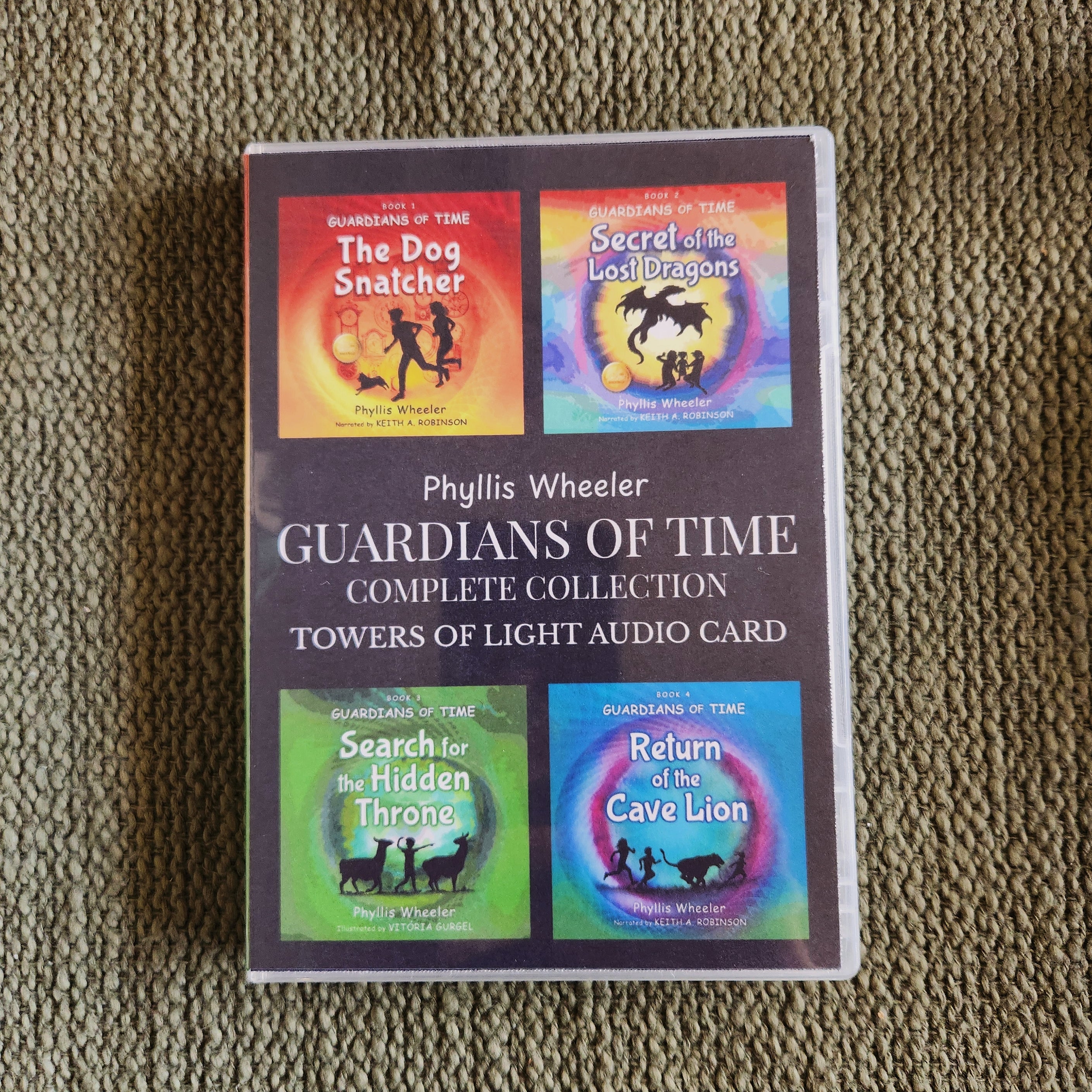 Guardians of Time by Phyllis Wheeler Read-While-Listening Bundle (compatible with Solar+ for Kids, LifeLight, Solar Silver, and Solar Gold)