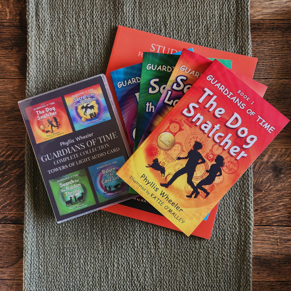 Guardians of Time by Phyllis Wheeler Read-While-Listening Bundle (compatible with Solar+ for Kids, LifeLight, Solar Silver, and Solar Gold)